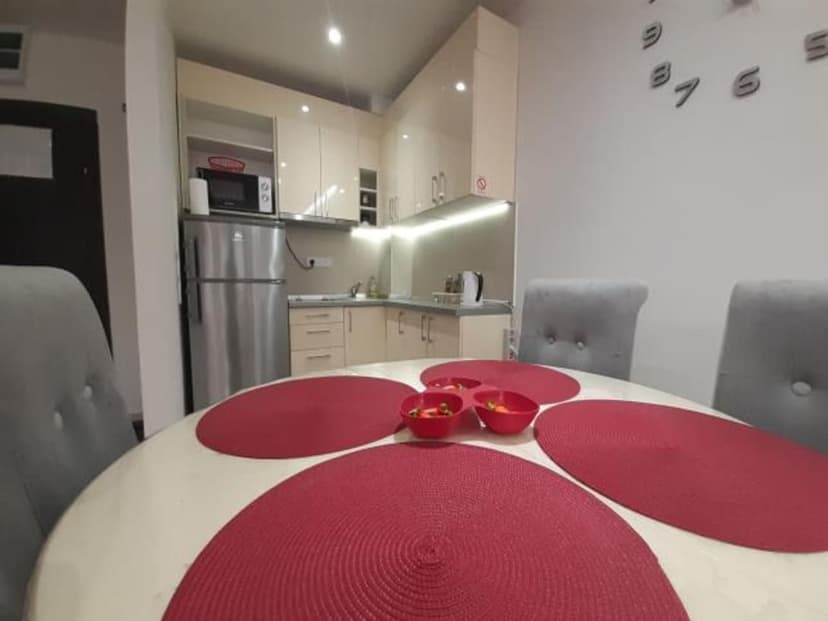 Dnevna soba sa trpezarijom Apartman Apartmani Snezana1 Zlatibor